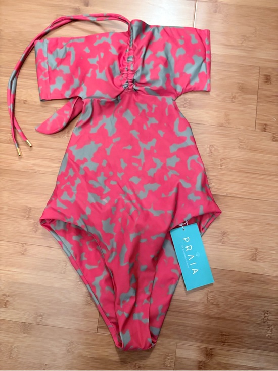 Other - Praia Pink & Gray One-Piece Swimsuit